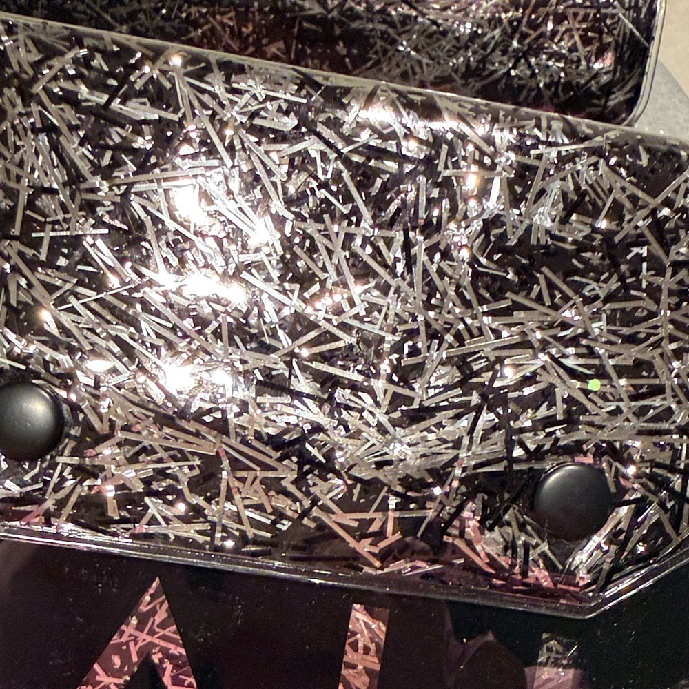 Haus Labs Black and Silver Cosmetic Bags x2 - Picture 2 of 3